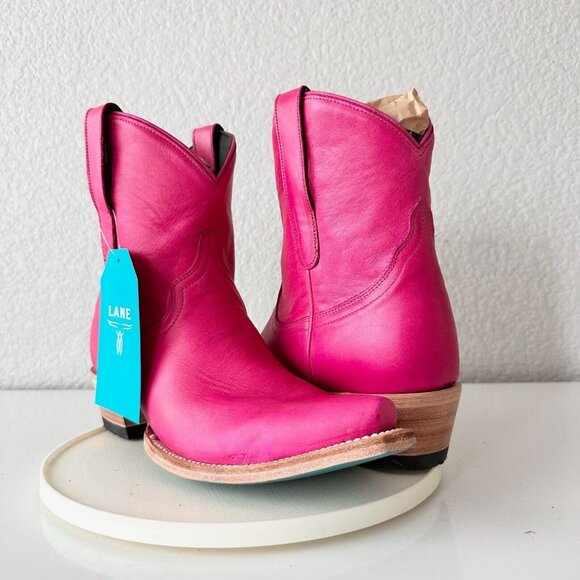 Lane Women's Pink Ankle Boots - Picture 1 of 8